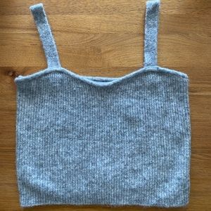 Zara cropped wool tank
